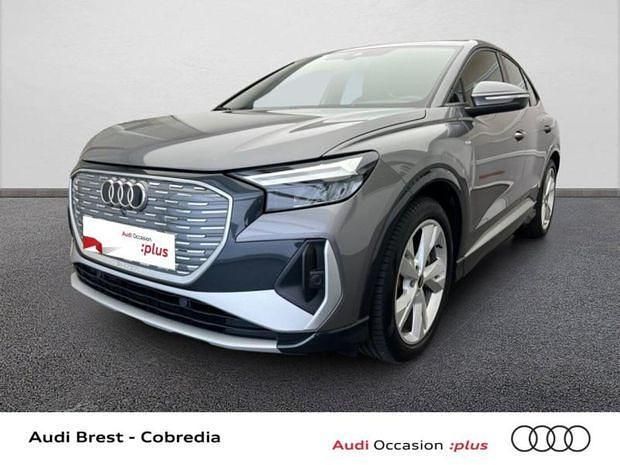 Gris typhon métallisé Utilisé 2022 Audi Q4 Sportback e-tron S-Line SUV | 34 990 € - Image 1/4