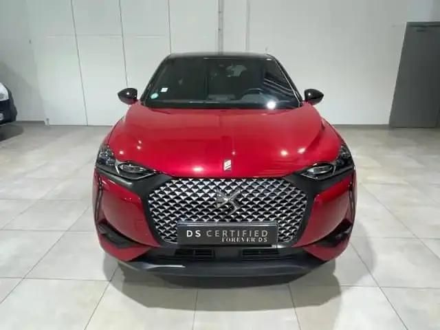 Occasion DS Automobiles DS3 Crossback E-Tense Performance Line Plus 2020 Rouge rubi (m)  toit noir perla nera SUV