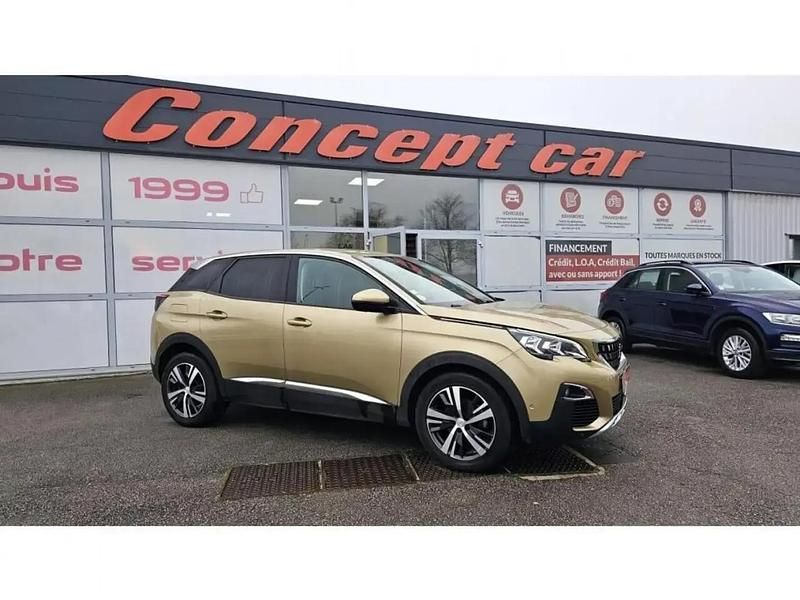 Beige Occasion 2018 Peugeot 3008 Allure Berline | 14 990 € (Prix cher) - Image 1/4
