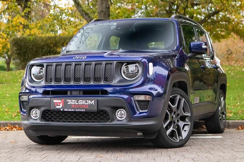 Bleu Utilisé 2019 Jeep Renegade Limited SUV | 17 900 € (Super prix) - Image 1/4
