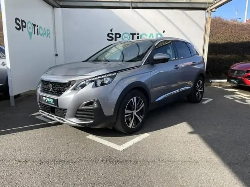 Gris Utilisé 2019 Peugeot 3008 Allure SUV | 19 990 € (Prix juste) - Image 1/4