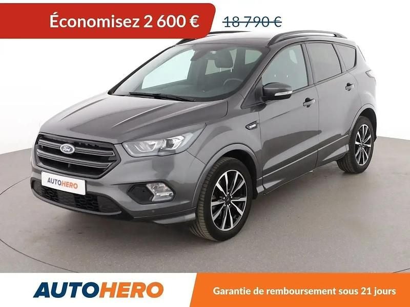 Gris Utilisé 2017 Ford Kuga ST-Line SUV | 16 190 € (Super prix) - Image 1/2
