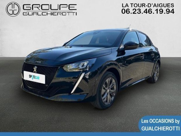 Noir Utilisé 2023 Peugeot e-208 Allure Citadine | 20 490 € (Prix assez cher) - Image 1/4