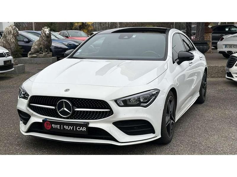 Occasion Mercedes CLA200 AMG line 163 ch (119 kW) 2019 Blanc Berline