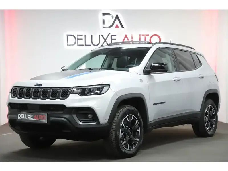 Gris Utilisé 2022 Jeep Compass Trailhawk SUV | 23 490 € (Bon prix) - Image 1/4