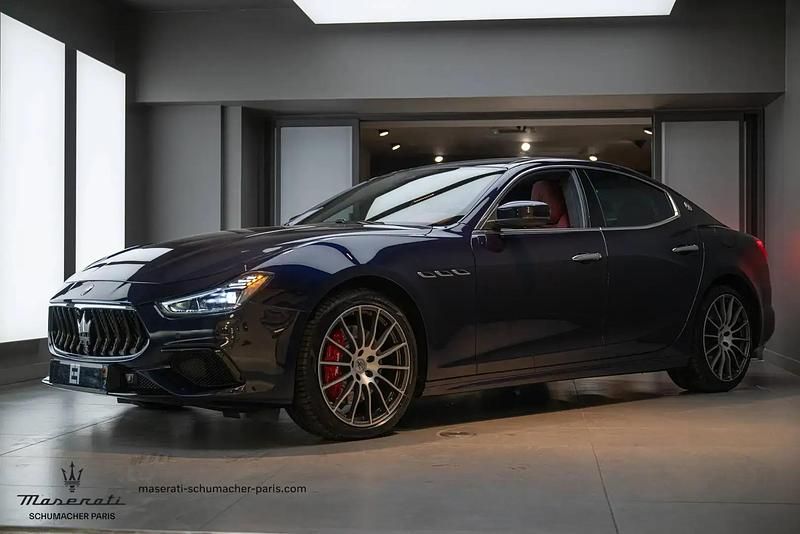 Occasion Maserati Ghibli 351 ch (258 kW) 2018 Bleu Coupé