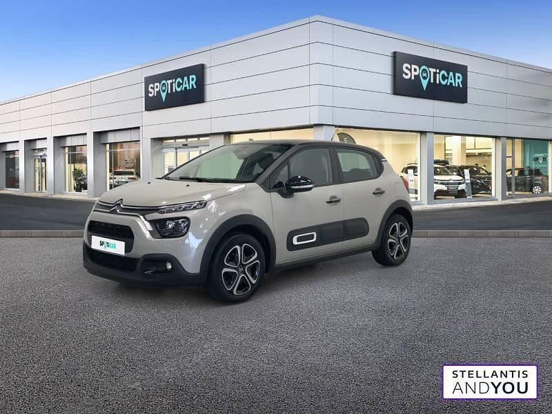 Beige Occasion 2022 Citroën C3 PureTech Citadine | 12 389 € (Prix juste) - Image 1/4