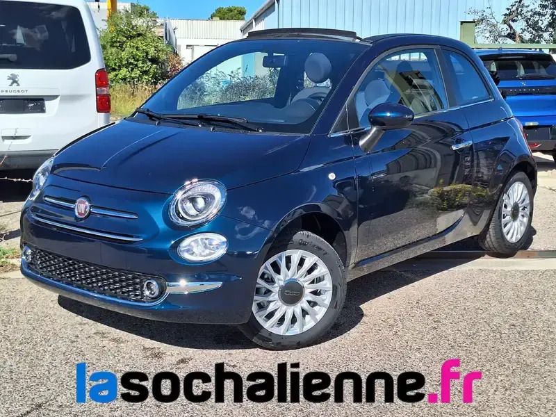 Bleu Nouvelle 2024 Fiat 500C Club Cabriolet | 17 990 € (Prix juste) - Image 1/4