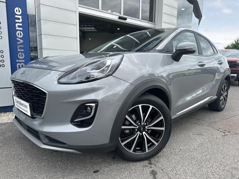 Gris solar mã©tallisã©e Utilisé 2021 Ford Puma Titanium SUV | 16 499 € (Prix juste) - Image 1/4