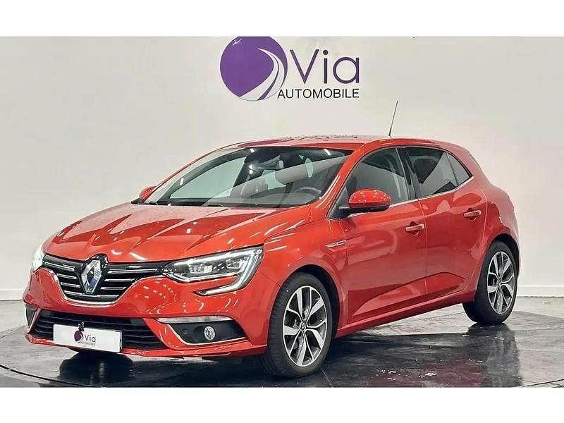 Rouge Occasion 2018 Renault Mégane IV Intens Berline | 13 990 € (Bon prix) - Image 1/4