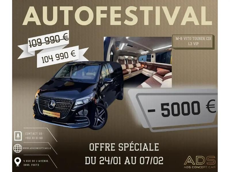 Noir Occasion 2025 Mercedes Vito Van | 107 682 € - Image 1/4