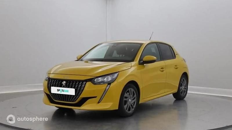 Jaune Utilisé 2021 Peugeot 208 Style Citadine | 12 399 € (Bon prix) - Image 1/4