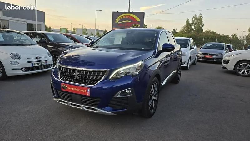 Bleu Utilisé 2017 Peugeot 3008 Monospace | 14 900 € (Prix juste) - Image 1/4