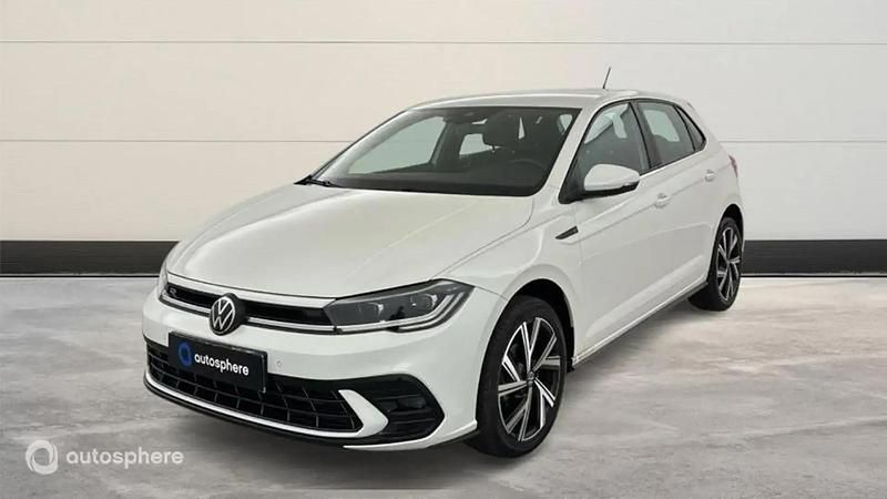 Blanc Utilisé 2022 VW Polo R-line Berline | 18 999 € (Prix juste) - Image 1/4