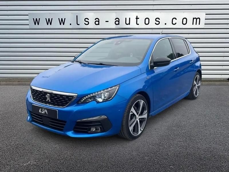 Bleu Utilisé 2020 Peugeot 308 GT Berline | 14 980 € (Bon prix) - Image 1/4