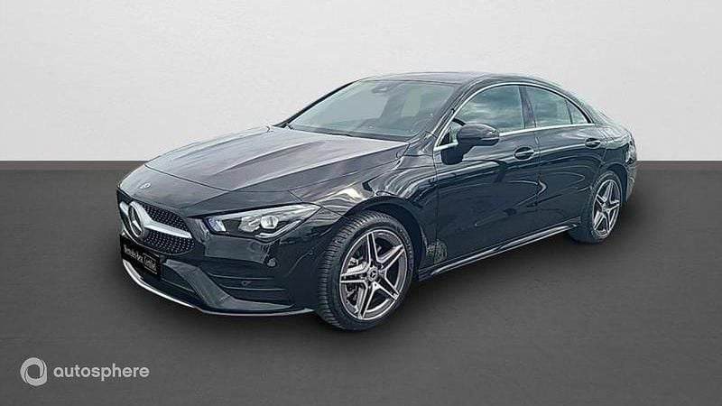 Noir Utilisé 2021 Mercedes CLA250e AMG line Berline | 30 990 € (Prix juste) - Image 1/4