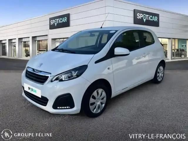 Blanc Utilisé 2020 Peugeot 108 Active Citadine | 9 990 € (Prix juste) - Image 1/4