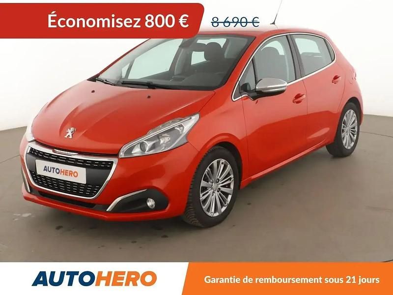 Orange Utilisé 2015 Peugeot 208 Allure Citadine | 7 890 € (Prix juste) - Image 1/2