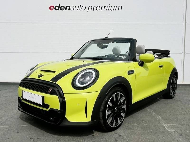 Jaune Utilisé 2022 Mini Cooper Cabriolet Cabriolet | 32 990 € (Prix assez cher) - Image 1/3