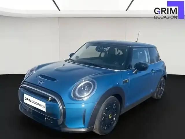 Island blue metallic Occasion 2022 Mini Cooper SE Hatch Citadine | 17 890 € (Prix juste) - Image 1/4