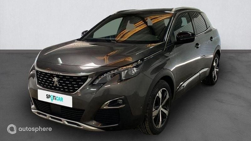 Noir Utilisé 2020 Peugeot 3008 GT-line SUV | 15 820 € (Prix juste) - Image 1/4