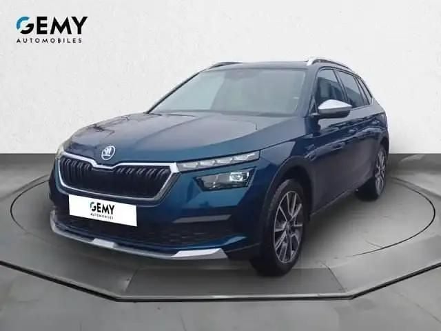 Bleu Occasion 2021 Skoda Kamiq SUV | 18 990 € (Super prix) - Image 1/4
