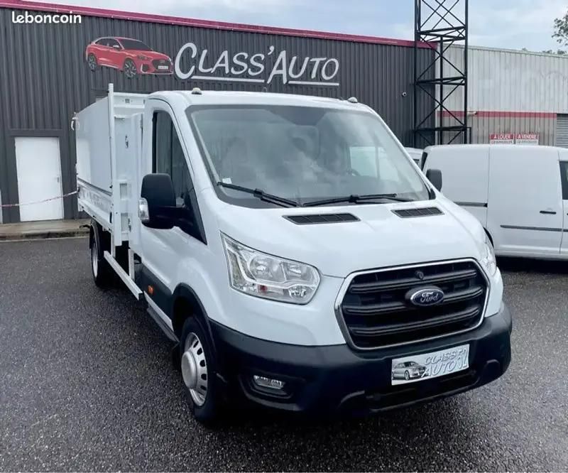 Blanc Utilisé 2021 Ford Transit S Van | 26 990 € (Prix assez cher) - Image 1/4