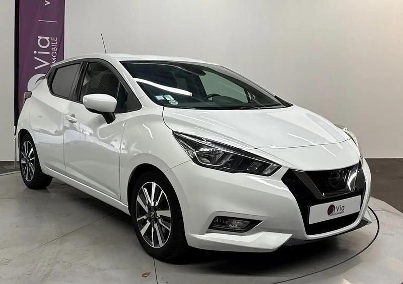 Blanc Utilisé 2017 Nissan Micra Pack Citadine | 10 499 € (Prix juste) - Image 1/4