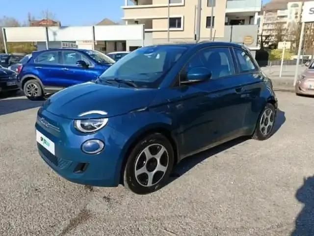 Ocean green métal Utilisé 2022 Fiat 500e Passion Citadine | 12 990 € (Super prix) - Image 1/4