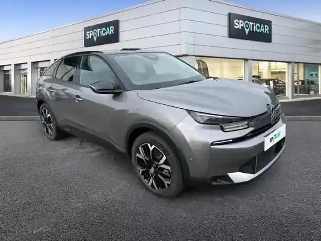 Nouvelle Citroën e-C4 114 kW (156 ch) 2025 Gris mercury (m)  toit noir perla Berline