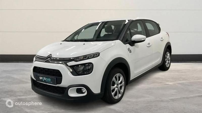 Blanc Utilisé 2022 Citroën C3 PureTech Citadine | 11 299 € (Prix juste) - Image 1/4
