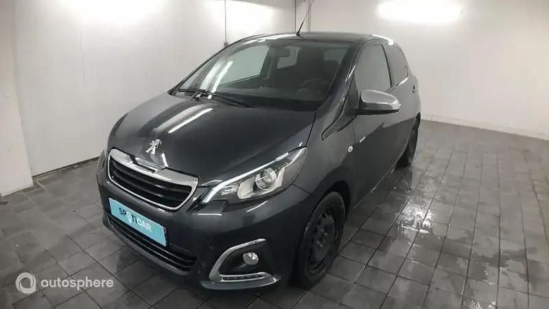 Gris Utilisé 2021 Peugeot 108 Style Citadine | 10 499 € (Prix juste) - Image 1/4