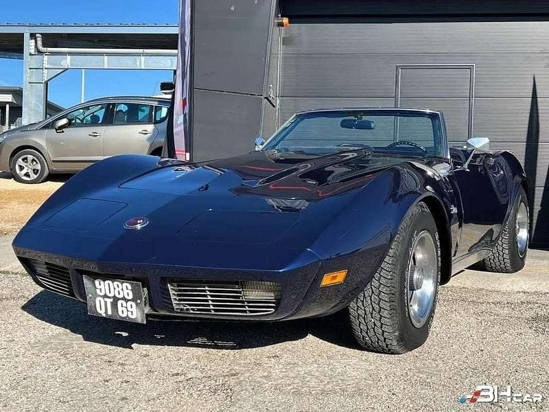 Occasion Chevrolet Corvette Stingray 194 ch (142 kW) 1974 Bleu Cabriolet