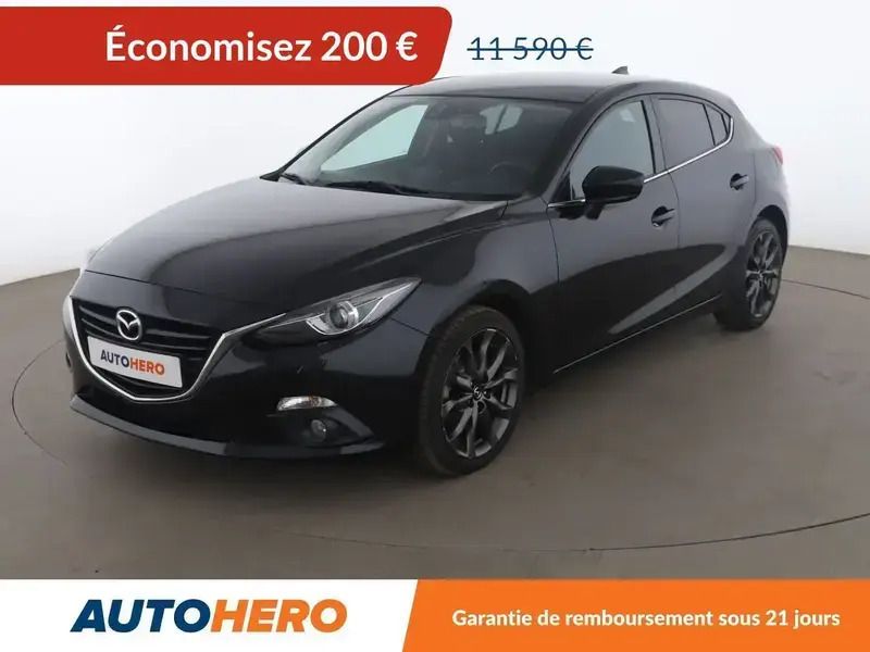 Noir Utilisé 2016 Mazda 3 Berline | 11 290 € (Bon prix) - Image 1/2