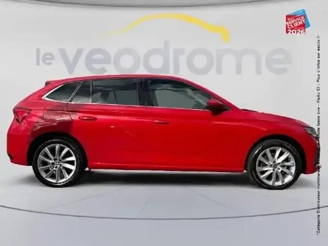 Occasion Skoda Scala Selection 118 ch (86 kW) 2024 Rouge velvet métallisée premium Citadine