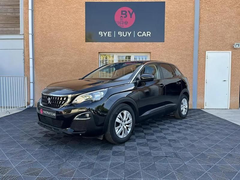 Noir Utilisé 2019 Peugeot 3008 Business-Line SUV | 13 990 € (Prix assez cher) - Image 1/4