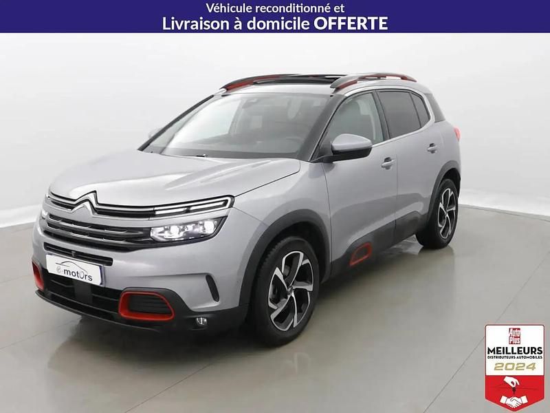 Gris Utilisé 2020 Citroën C5 Aircross PureTech SUV | 17 900 € (Prix juste) - Image 1/4