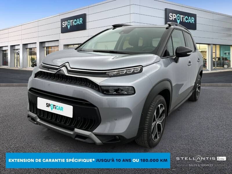 Gris Utilisé 2021 Citroën C3 Aircross PureTech SUV | 13 990 € (Prix juste) - Image 1/4