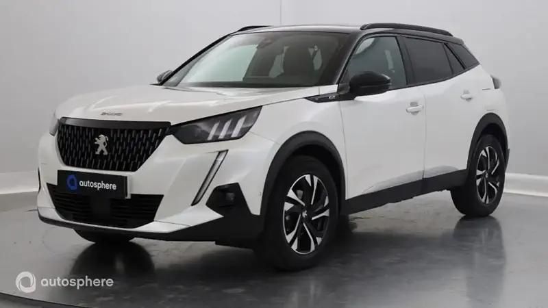 Blanc Utilisé 2021 Peugeot 2008 GT SUV | 18 299 € (Prix juste) - Image 1/4