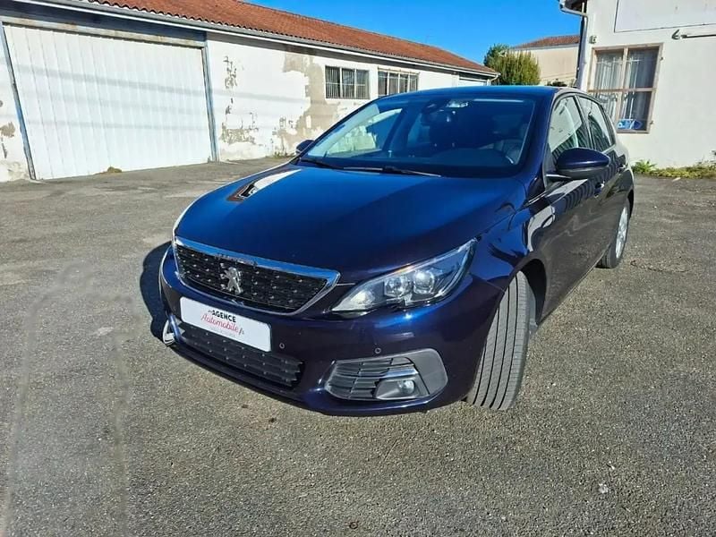 Bleu Utilisé 2019 Peugeot 308 Business-Line Berline | 9 490 € (Prix juste) - Image 1/4