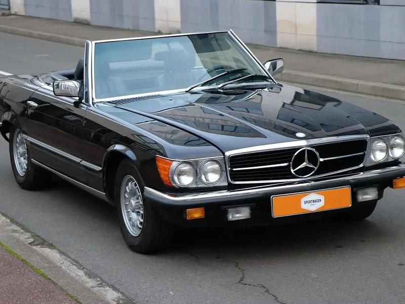 Noir Occasion 1985 Mercedes SL380 Cabriolet | 32 000 € - Image 1/4