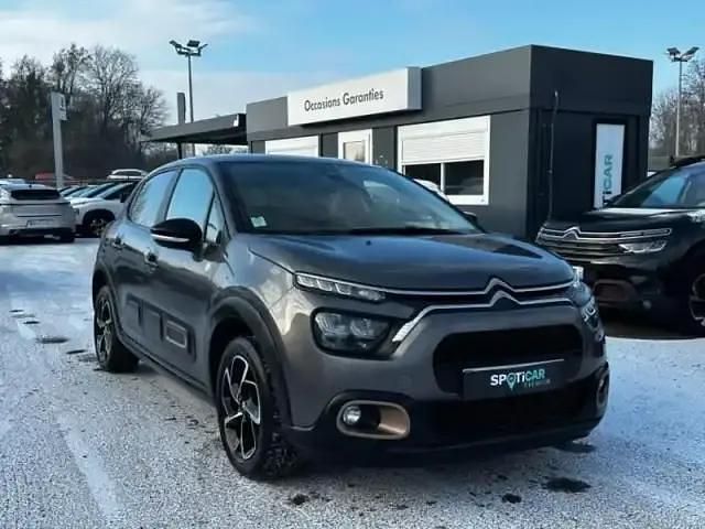 Gris platinium (m) Occasion 2023 Citroën C3 PureTech Berline | 11 489 € (Prix juste) - Image 1/4
