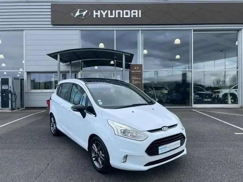 Blanc Utilisé 2017 Ford B-MAX Monospace | 10 990 € (Prix juste) - Image 1/4