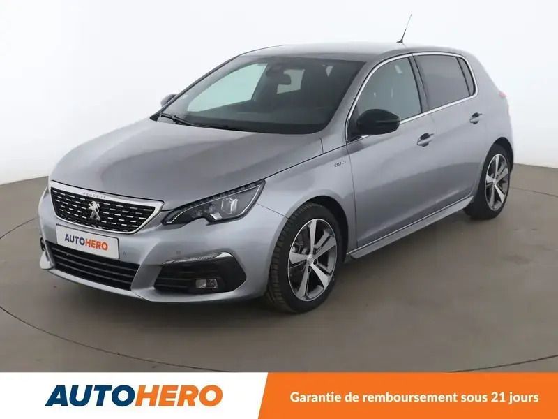 Gris Utilisé 2019 Peugeot 308 GT-line Berline | 14 390 € (Bon prix) - Image 1/2