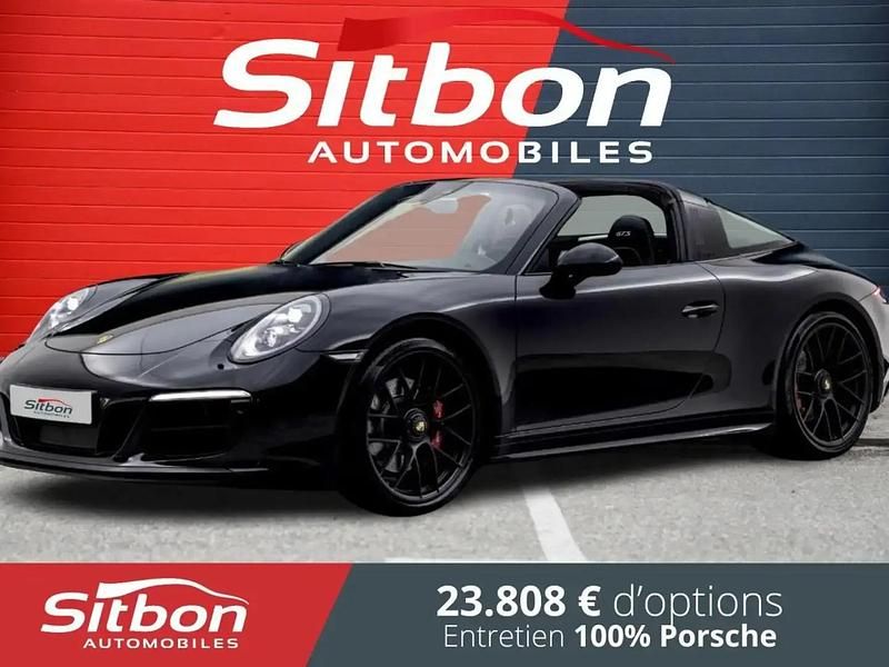 Noir Utilisé 2018 Porsche 911 Targa 4 Cabriolet | 149 980 € - Image 1/4