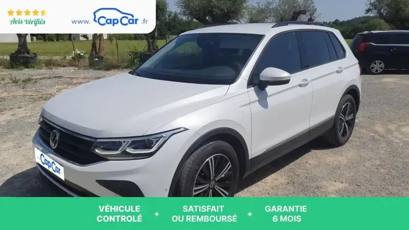 Blanc Utilisé 2021 VW Tiguan Life SUV | 28 660 € (Super prix) - Image 1/4