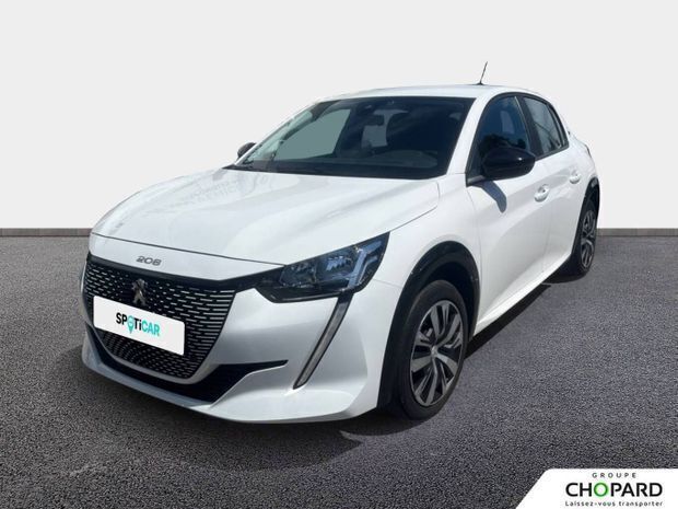 Blanc Utilisé 2022 Peugeot e-208 Active Citadine | 14 490 € (Bon prix) - Image 1/4