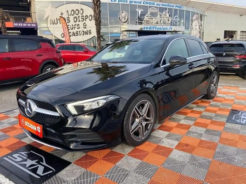 Noir Occasion 2018 Mercedes A220 AMG line Berline | 25 950 € (Prix juste) - Image 1/4