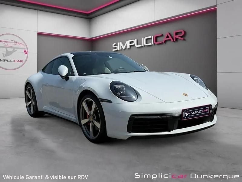 Blanc Utilisé 2021 Porsche 911 Carrera 4S Coupé | 148 980 € (Super prix) - Image 1/4
