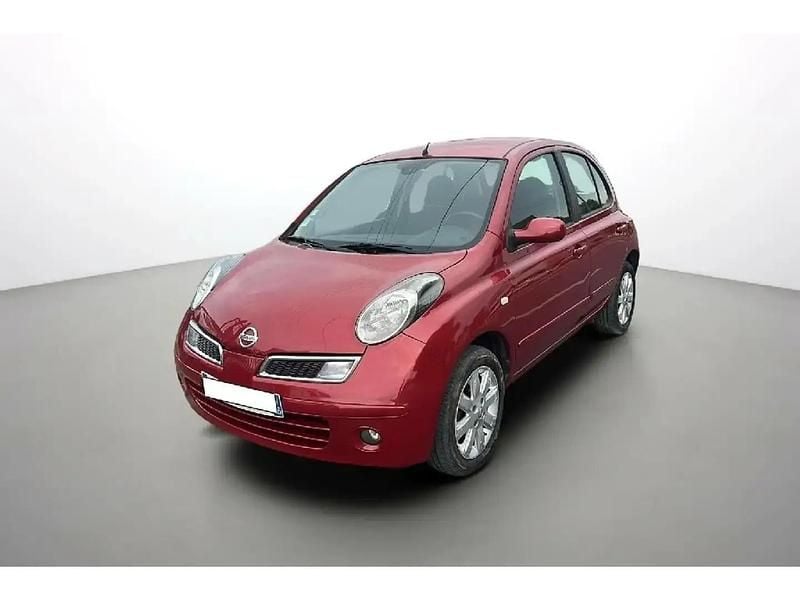 Rouge Occasion 2008 Nissan Micra Tekna Citadine | 5 890 € - Image 1/4